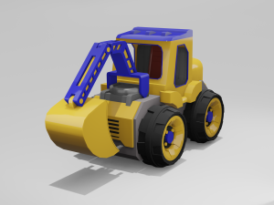 excavator Modello 3D