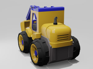 excavator Modello 3D
