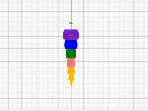 Rattlesnake Pendant 3D print Model 3D 打印模型
