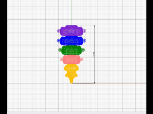 Rattlesnake Pendant 3D print Model 3D 打印模型
