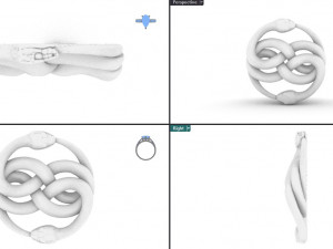Auryn Gold Snakes Pendant Medallion from the never ending 3D प्रिंट मॉडल