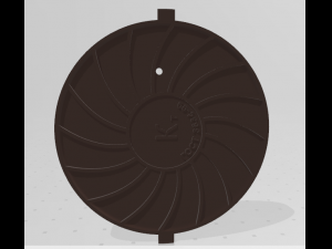 manhole cover 3D Model