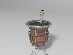 mate drink and thermos 3D Model