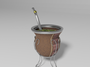 mate drink and thermos 3D Model