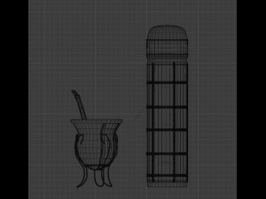 mate drink and thermos 3D Model