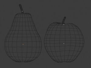 Apple and pear Modelo 3D