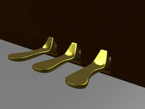 pianoforte verticale Modello 3D
