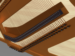 upright piano 3D Модель