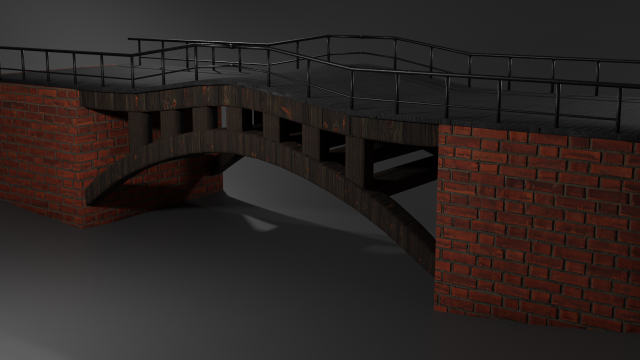 bridge 3D Model .c4d .max .obj .3ds .fbx .stl .blend 