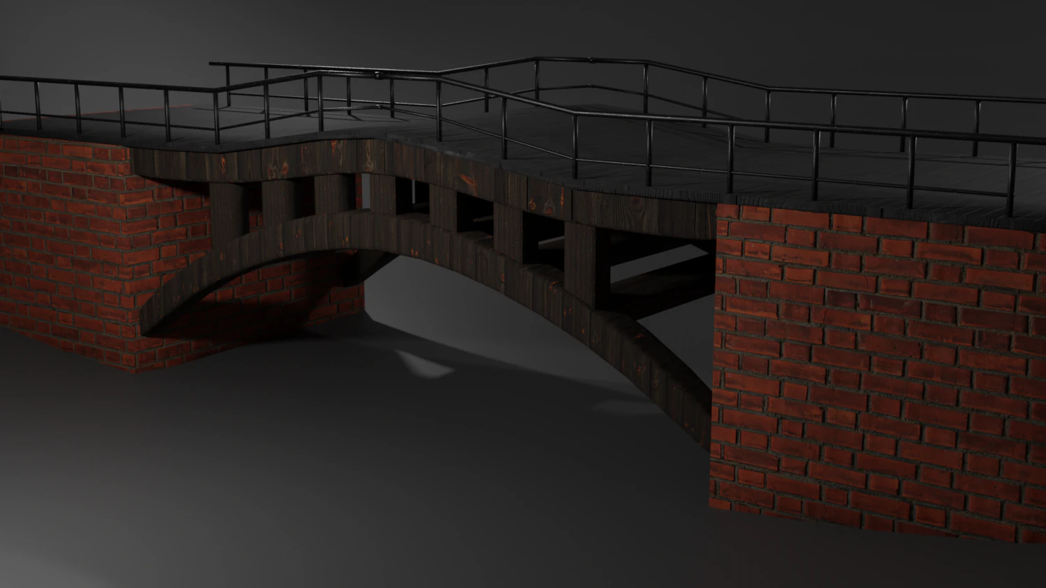 bridge 3D Model .c4d .max .obj .3ds .fbx .stl .blend 