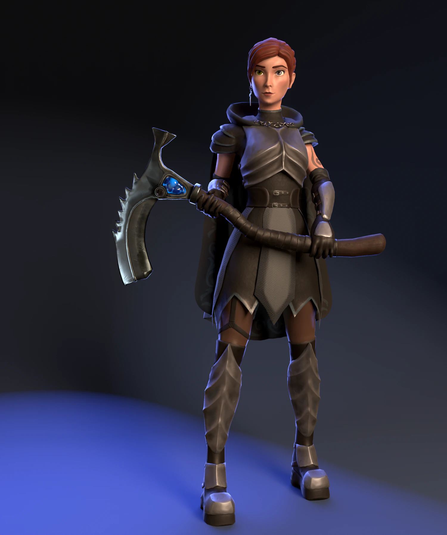 Afelia 3d character 3D Model .c4d .max .obj .3ds .fbx .stl .blend