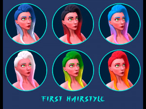 Cyberpunk-style character builder Modelo 3D