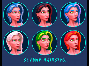 Cyberpunk-style character builder Modelo 3D