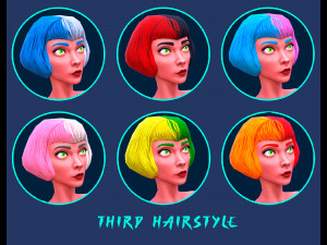 Cyberpunk-style character builder Modelo 3D