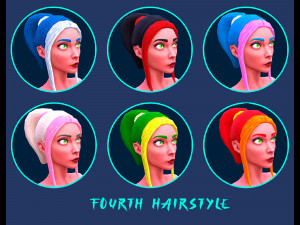 Cyberpunk-style character builder Modelo 3D