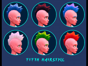 Cyberpunk-style character builder Modelo 3D