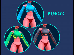 Cyberpunk-style character builder Modelo 3D