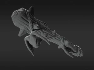 stylized bat low-poly 3D Model