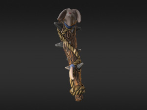 stylized bat low-poly 3D Модель