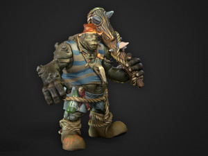 troll 3d stylized character Modelo 3D
