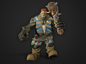 troll 3d stylized character 3D 모델