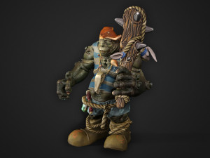 troll 3d stylized character 3D 모델