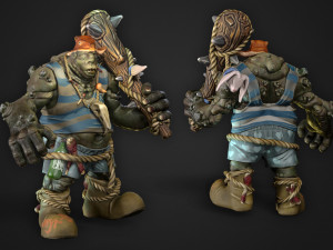 troll 3d stylized character 3D 모델