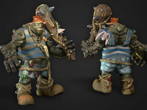 troll 3d stylized character 3D Model