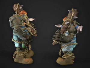 troll 3d stylized character 3D Model