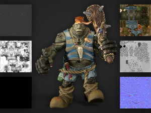 troll 3d stylized character 3D 모델