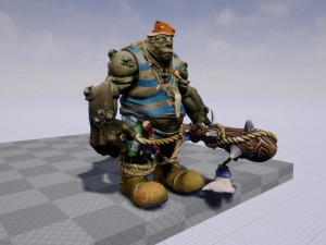 troll 3d stylized character 3D 모델