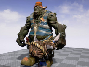 troll 3d stylized character 3D 모델