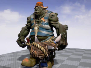 troll 3d stylized character 3D Model