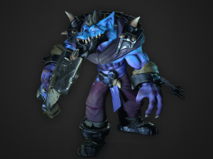 werewolf 3d stylized character 3D Model