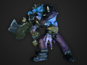 werewolf 3d stylized character 3D Model
