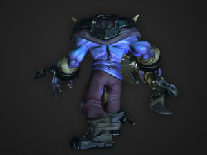 werewolf 3d stylized character 3D Model