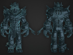 werewolf 3d stylized character 3D Model