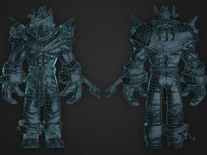 werewolf 3d stylized character 3D Model