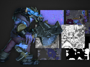 werewolf 3d stylized character 3D Model