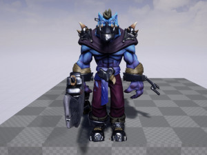 werewolf 3d stylized character 3D Model