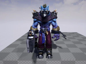 werewolf 3d stylized character 3D Model
