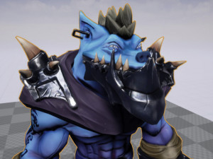 werewolf 3d stylized character 3D Model
