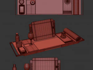 bath caddy tray for tub 3D Model