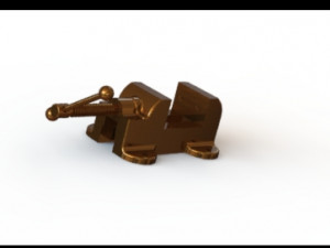 bench vice assembly model 3D Модель