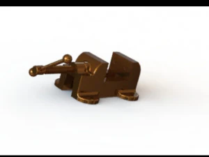 model perakitan wakil bangku Model 3D