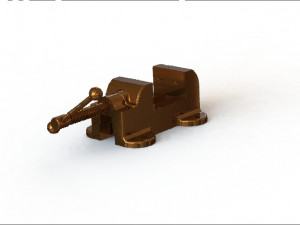 bench vice assembly model Modello 3D