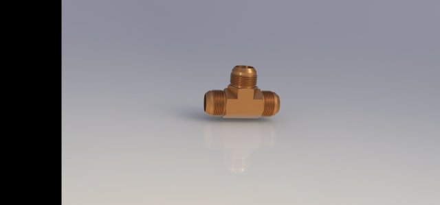 male union tee adaptor Modello 3D .c4d .max .obj .3ds .fbx .stl .blend 