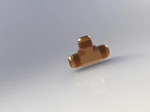 male union tee adaptor 3D Model