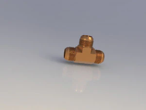 male union tee adaptor 3D Model