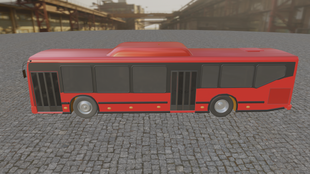 dtc bus 3D 모델 .c4d .max .obj .3ds .fbx .stl .blend 